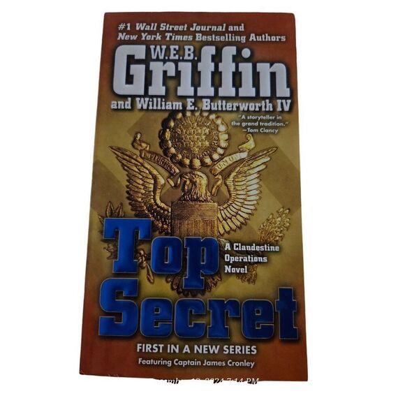 Top secret by W.E.B. Griffin Jobe novel penguin books isbn 9780515155617 - Picture 1 of 5